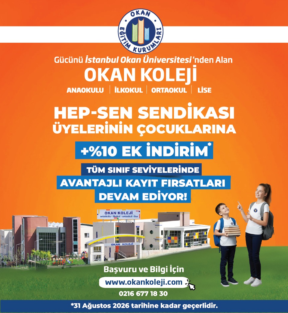 HEP-SEN SENDİKASI ÜYELERİNİN ÇOCUKLARINA %10 EK İNDİRİM